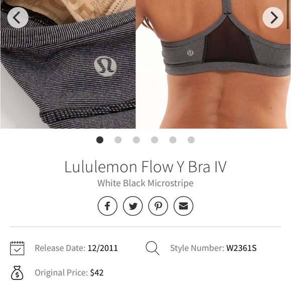 Lululemon Flow Y Bra IV - Picture 6 of 6